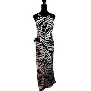 Beautiful black and white floral dress